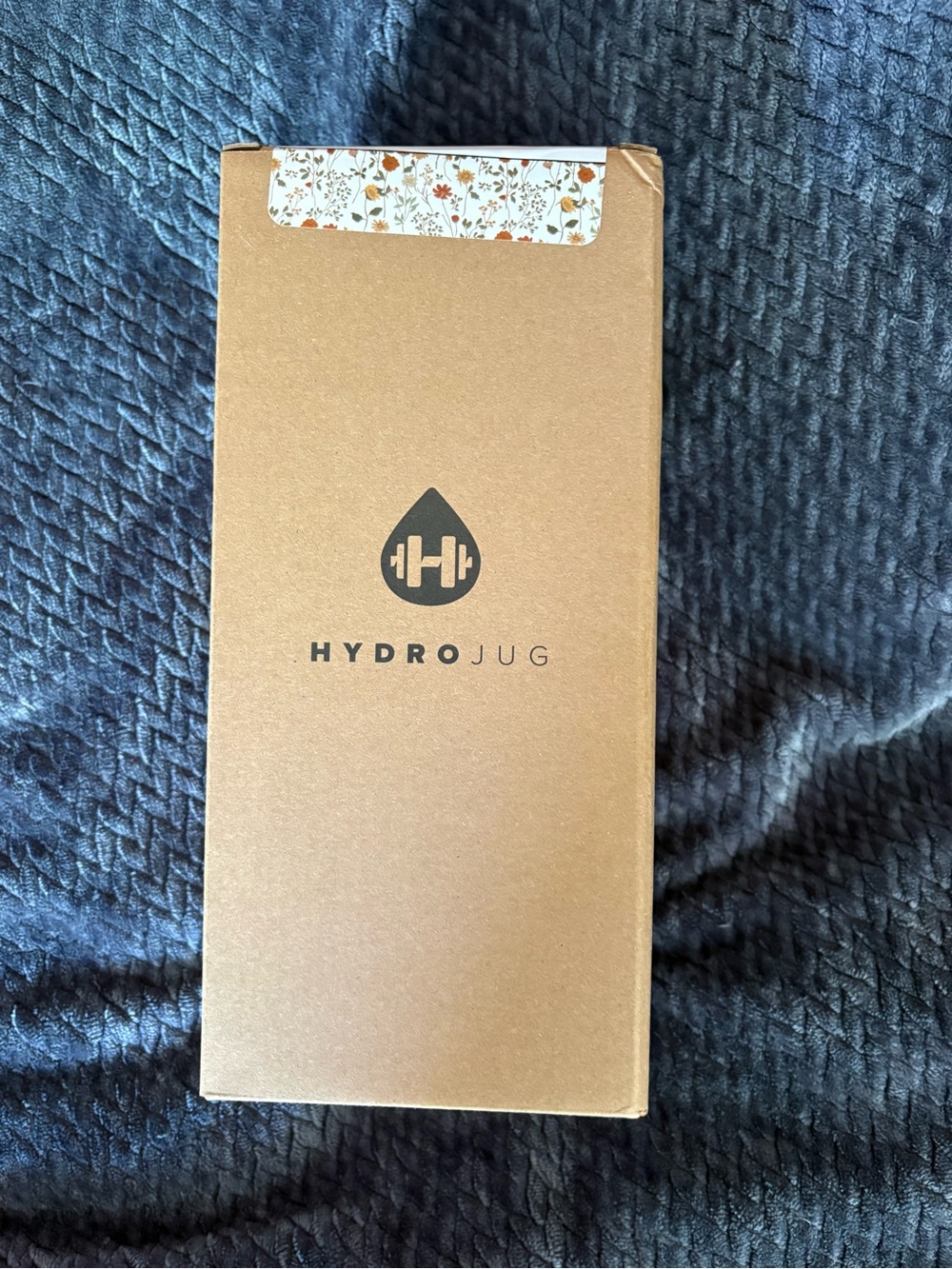 HydroJug White Floral 40oz Travel Tumbler with Beige Handle - Picture 6 of 6